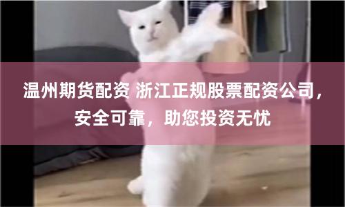 温州期货配资 浙江正规股票配资公司，安全可靠，助您投资无忧